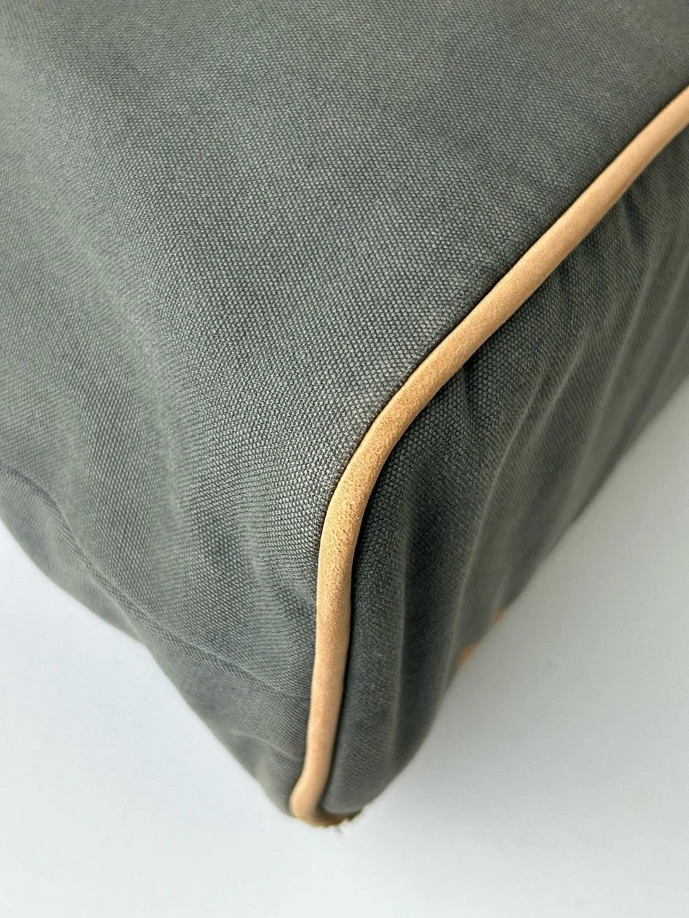 Hermès Bolide 31 Canvas Trousse — Customized Tote, Added Leather Handles